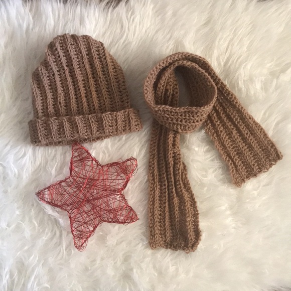 Toddler beanie and scarf set Merino wool - Picture 3 of 4